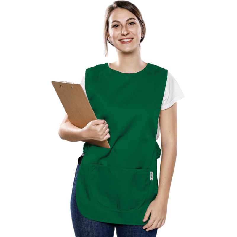 LINEN CLOSET® Womens Tabards with Pockets for Men Ladies Cleaning