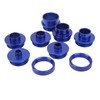 10 Pcs Set Router Template Guides Bushing High Strength Aluminum