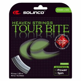 Solinco Tour Bite Diamond Rough String Set - Silver, 1.25 mm