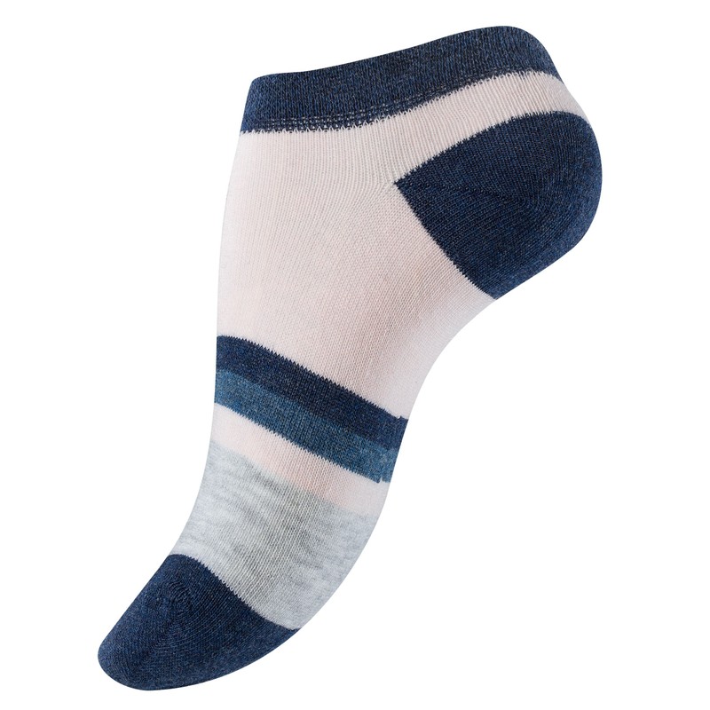 Vincent Creation 8 or 12 Pairs Women's Trainer Socks, Multicolour
