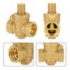 1pc Brass Adjustable Water Pressure Reducing Regulator Valve Thread DN25
