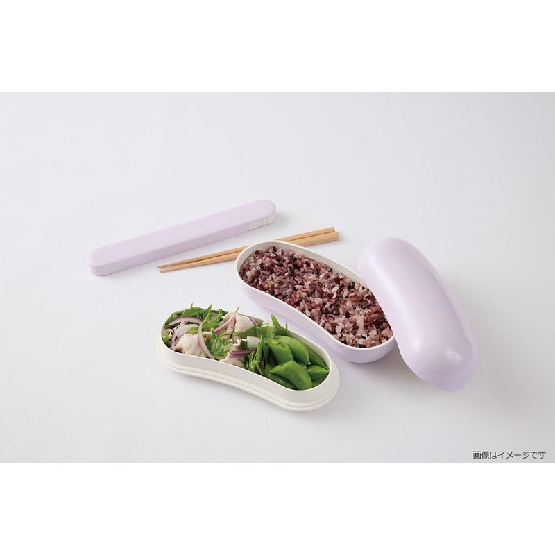Takenaka T-36428 Candy Pop Lunch Box, Purple (Upper Level) 7.8