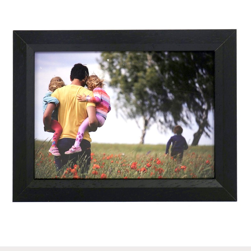 Wall Space 7x5 Black Frame | Bevelled Black Photo Frame