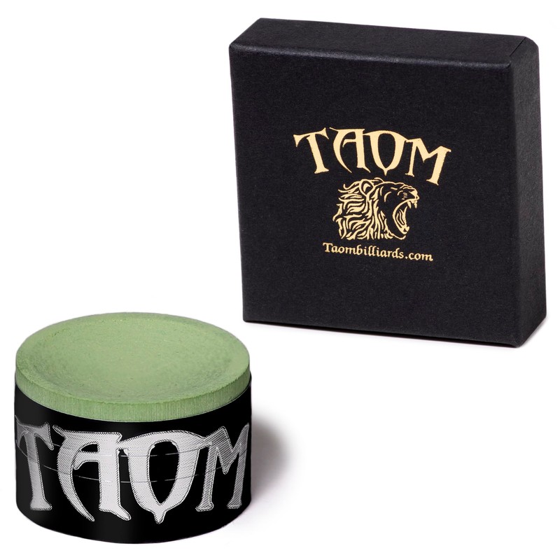 TAOM V10 Billiard Pool Cue Premium Chalk Green in Branded