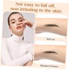 FOMIYES 6d Realistic Artificial Eyebrows Waterproof Eyebrow Stickers 2 Sheets/20