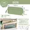 ORSUN Pencil Case, Large Capacity, Multi-functional, Stylish, Transparent, Cute, Simple,