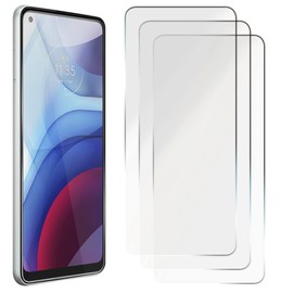 XINXUSONG 3 pcs Screen Protector for MOTO G POWER 2021 XT2117，Anti-Scratch 9H Hardness Tempered glass Protective Film