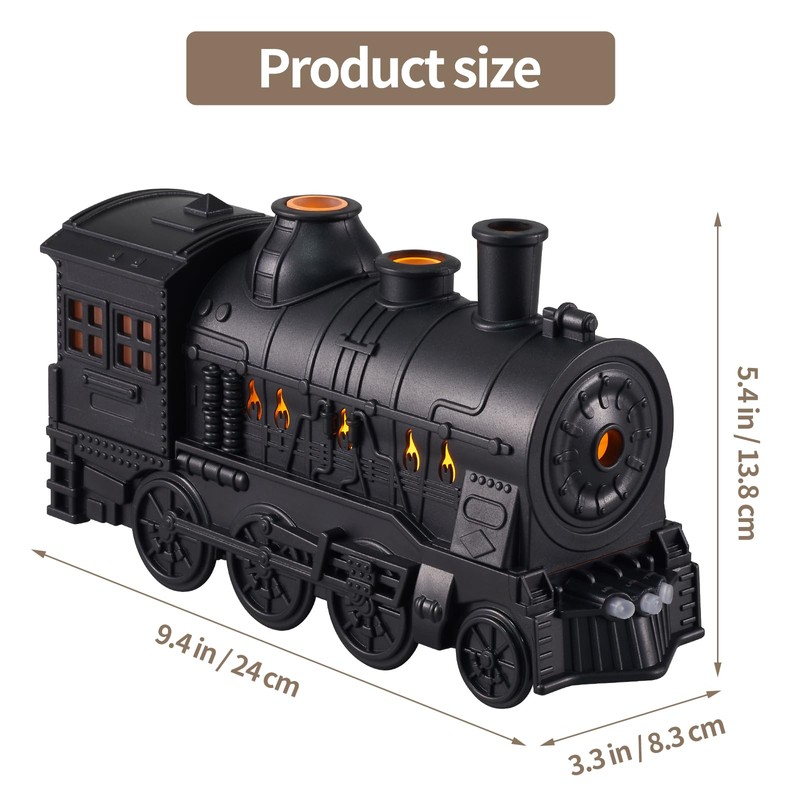 Humidifiers for Bedroom, Cool Quiet Steam Train Looking Mist Air