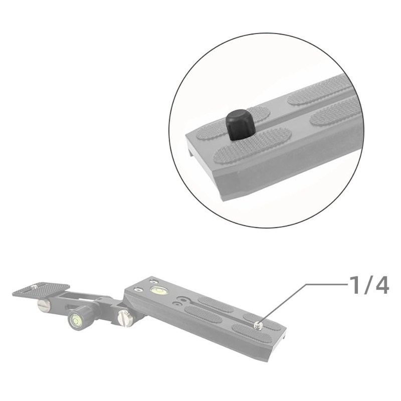 FEICHAO - Tapa de protección de tornillo de 1/4 para