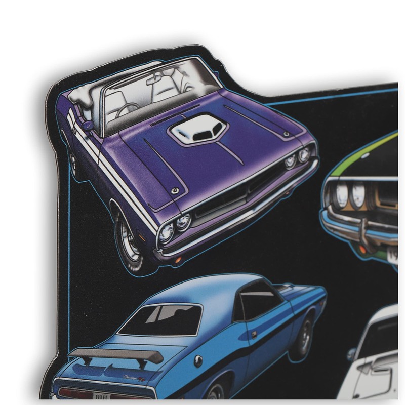 Mopar Collage Metal Sign - Large Classic Mopar Sign for