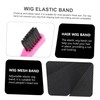 Healeved Adjustable Wig Elastic Bands Set with Edges Brush Wig