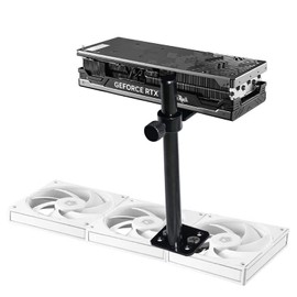 GPU Support Bracket, Adjustable Height Graphics Card Support, Video Card Holder Bracket with Non-Slip for Prevent Universal Graphics Card Sag (L, 3.15" & 80mm)