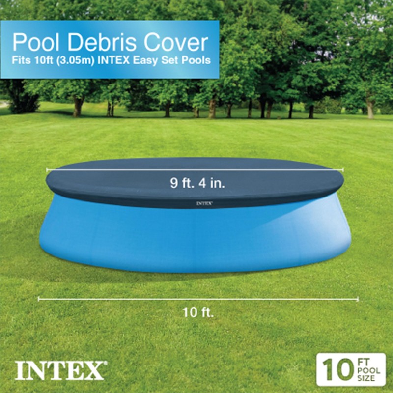 INTEX 28021E Pool Cover: For 10ft Round Easy Set Pools