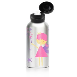 My Family Stainless Steel Kids Drink Bottle - BPA Free, Non-Toxic, Eco-Friendly, Reusable Water Bottle for Toddlers & Preschoolers (400ml) - Fairy