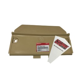 Cyclemax One Pack compatible with Honda Fourtrax 300 TRX300 Battery Cover Plastic cover Brown Tan 80311-HM4-A10ZD Contains One Fourtrax 300 TRX300 Battery Cover Plastic cover Brown Tan and a Funnel