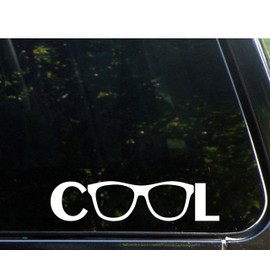 Cool - 8 3/4"x 2" - Vinyl Die Cut Decal/Bumper Sticker for Windows, Trucks, Cars, Laptops, Macbooks, Etc.