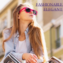 SIPHEW Polarized Square Sunglasses for Women, Trendy Classic Sun Glasses with UV405 Protection for Outdoor/Driving