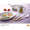 WMF Biene Maja Kindergeschirr Kinderteller 19 cm, Porzellan, spülmaschinengeeignet, farb-