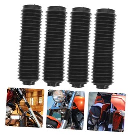 Ciieeo 4Pcs Motorcycle Front Sleeve Dust Cover Protector for Motocross Forks Lightweight Durable Shockproof Boot for Motorcycle Accessories