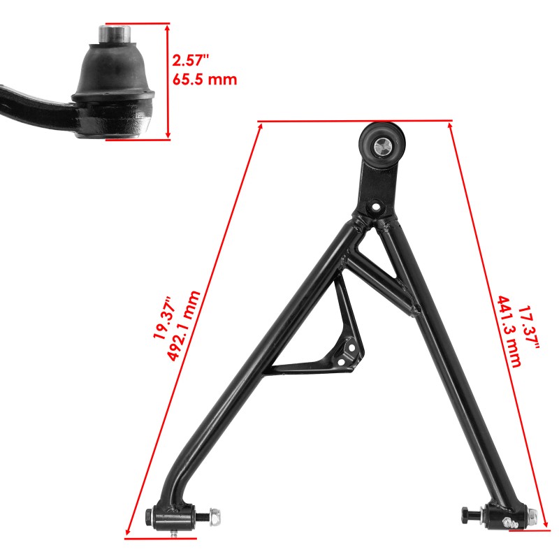 Caltric Front Lower Left Right A-Arm for Can-Am Outlander 1000