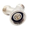 Brass Metal Washing Machine Y Piece 3/4 Splitter 2 Way