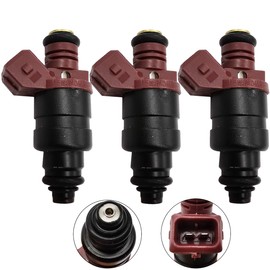 Automotive-leader 5WY2404A MIA11720 3Pcs Fuel Injectors 4 Holes Engine Nozzles Replacement for Any model year fit for John Deere 825i Gator UTV 3 cylinder.