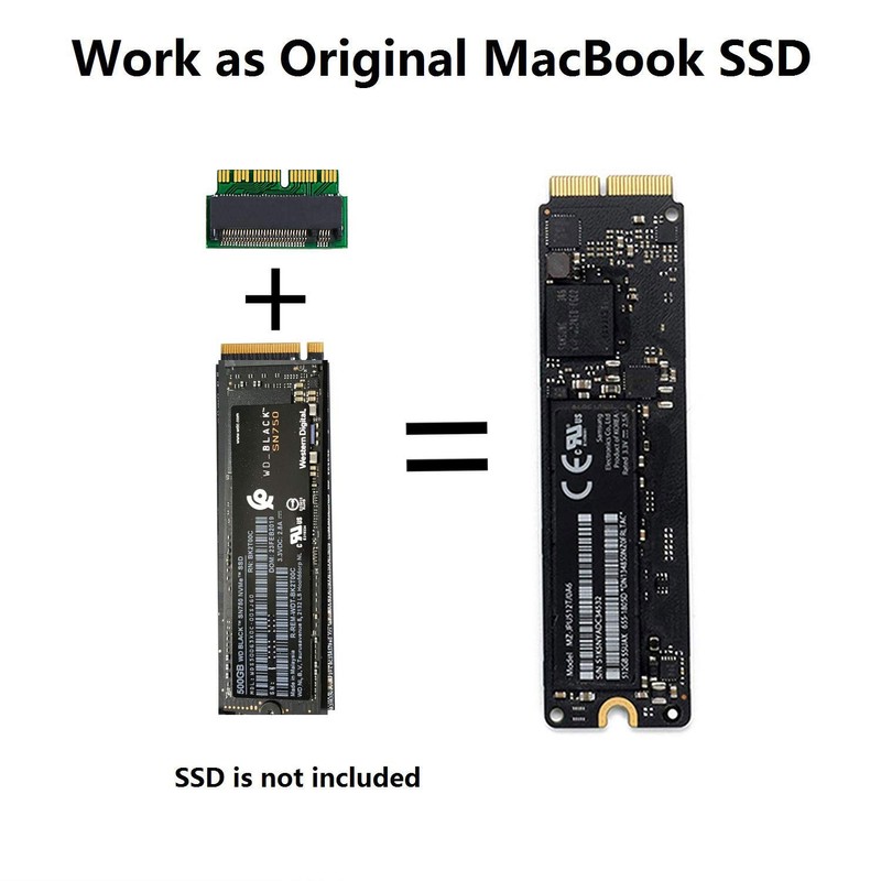 V VOILA REVE M.2 NVME SSD MacBook Convert Adapter for
