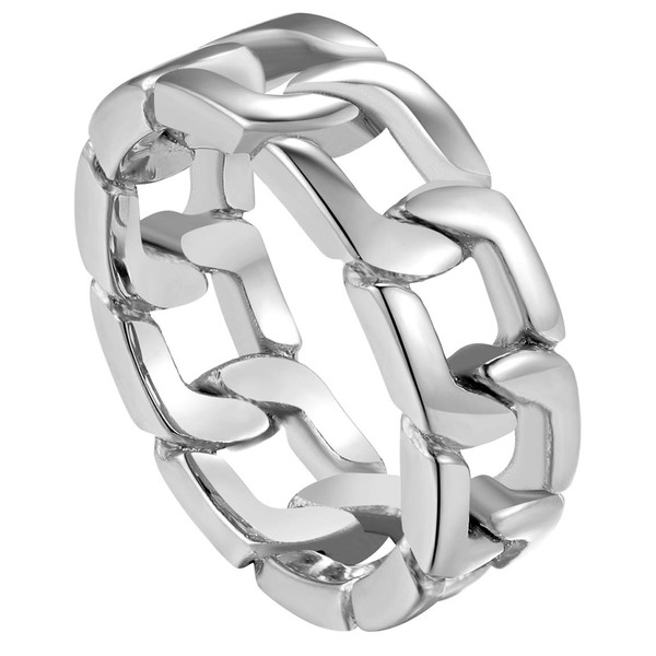 ChainsPro Thumb Ring Size 12 Stainless Steel Men and Women