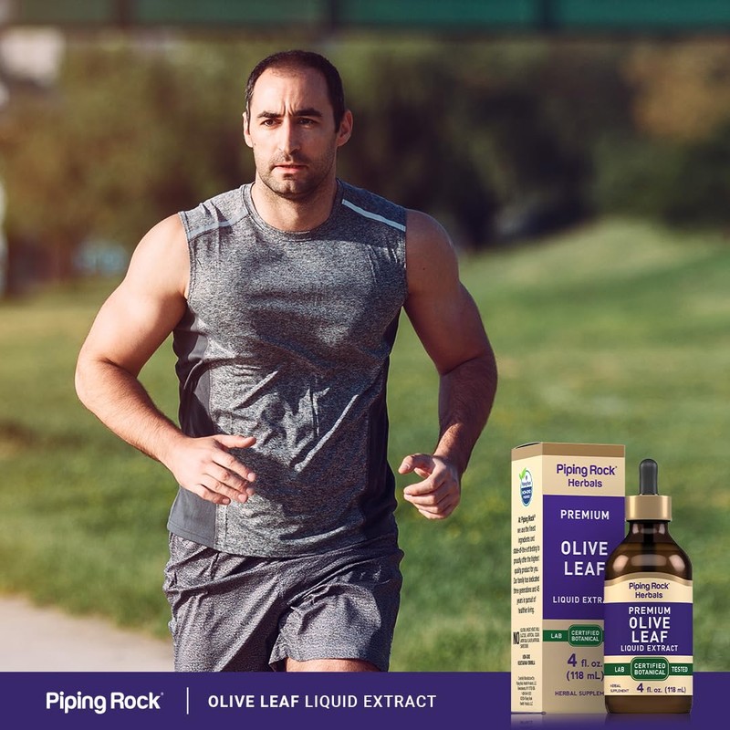 Piping Rock Olive Leaf Extract Liquid Drops | 4 Fl
