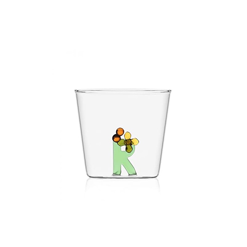 Ichendorf Greenwood Alphabet Collection Tumbler with Letter R