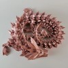 Cinderwing 48" Rose Gold Articulated Crystal Dragon 3D Printed Sensory,