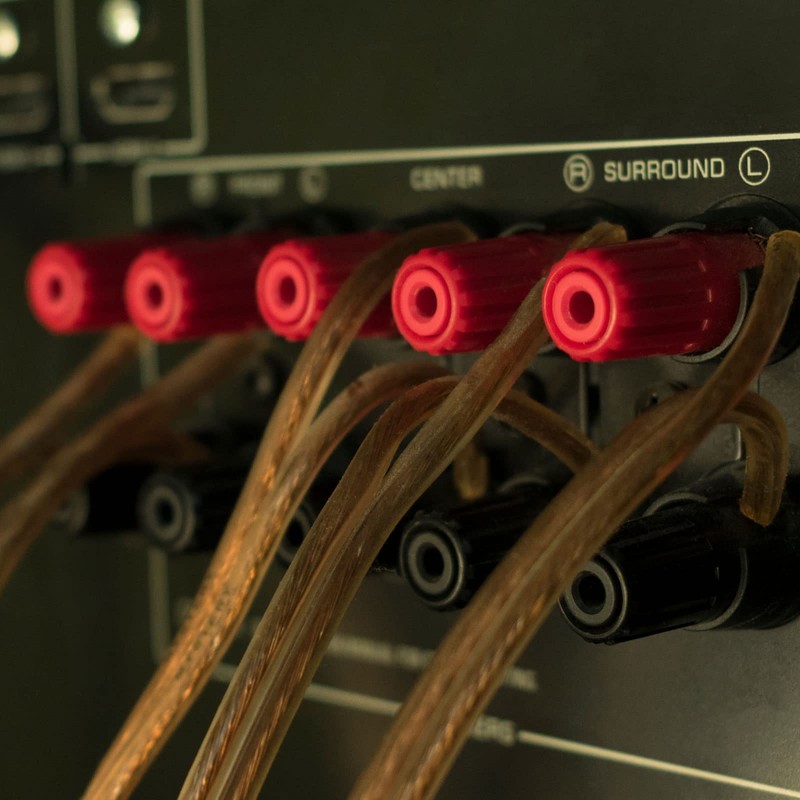 Rebower Amplifier Binding Post Copper Terminal Socket, [for Speaker, Battery