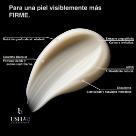 Crema Facial Anti-edad Reafirmante Con Escualeno Usha32