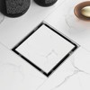 Sharpeye 4 Inch Square Shower Drain with Removable Tile Insert