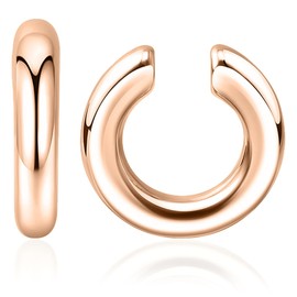 JEYORZY Ear Cuff Set for Women Ear Cuff Fake Pircings Ear Ear Cuffs Gold Clip Earrings Non Piercing Fake Helix Cartilage Wrap Cuff Earrings Ear Cuff for Women Girlfriend Mum, Rose Gold