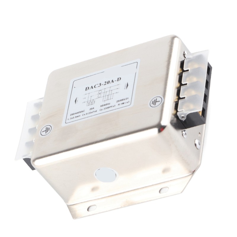 3 Phase Terminal Filter 3 Wire for Power Line Electronic