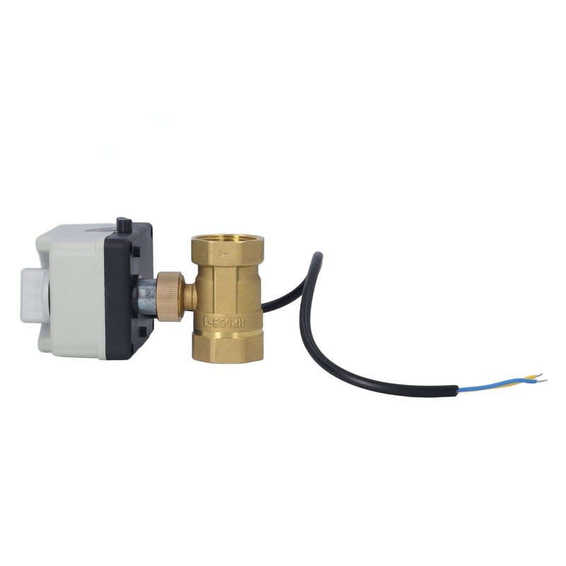 DN25 2 Way Brass Ball Valve Normally Closed Electric Ball