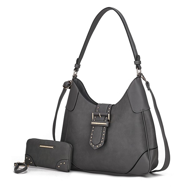 MKF Collection Shoulder bags for women, crossover handbag, Hobo side