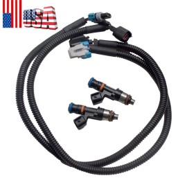 Unbranded Fuel Injectors w/ Harness Pair For 2011-2014 Polaris Ranger XP 800 4X4 Crew 800