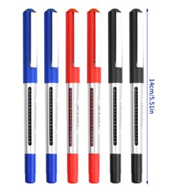 Vesaneae 12 Pack Black Gel Pens,0.5mm Liquid Ink Quick-Drying Ballpoint Pens,Liquid Ink Rollerball Pen,Liquid Ink Pens Gel Ink Pens,Quick-Drying Ink Rolling Ball Pens,for School&Office Supplies