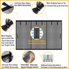 SANJINFON Garage Door Screen for 2 3 Car Garage 17x9