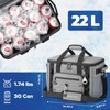 Maelstrom Soft Sided Cooler Bag,30 Can Collapsible Insulated Ice Chest