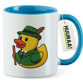 Huuraa Cup Marksman Brother Rubber Duck Gift Cup Blue 330ml Marksman Brother Rubber Duck Gift idea