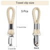 Meanju Hanger for towels, 5 pieces towel clip, towel hanger