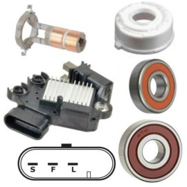 MANIACEM Alternator Rebuild Kit for '05-'14 Chevy Corvette w/Valeo 145Amp Alternator