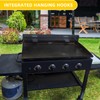 HECASA Griddle Hard Top Lid Black Grill Cover with Handle
