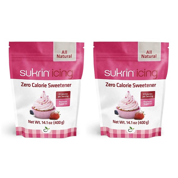 Sukrin Icing (Melis) - 400 G All Natural Powdered Sugar Substitute (2 Pack)