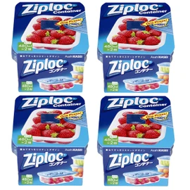 Ziploc Container Rectangular 16.2 fl oz (480 ml), Set of 2