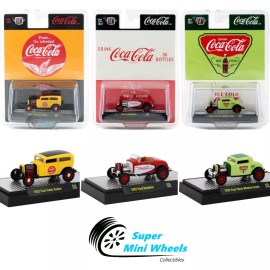 M2 Machines 1:64 Coca Cola 3 Cars Set Release A26