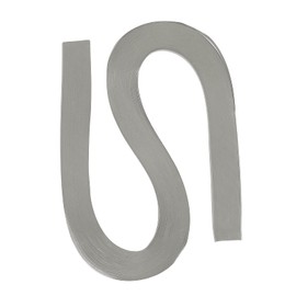 PATIKIL Quilling Strips Paper 120pcs 3/16"(5mm) 54cm Origami Paper Quilling Strip for Art DIY Hand Craft Christmas Light Grey